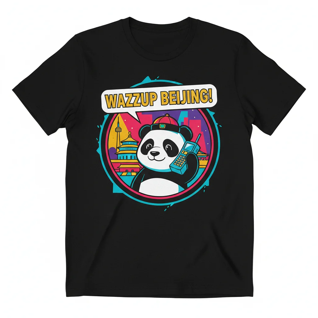Wazzup Beijing Meme Tee – Iconic Street Essential