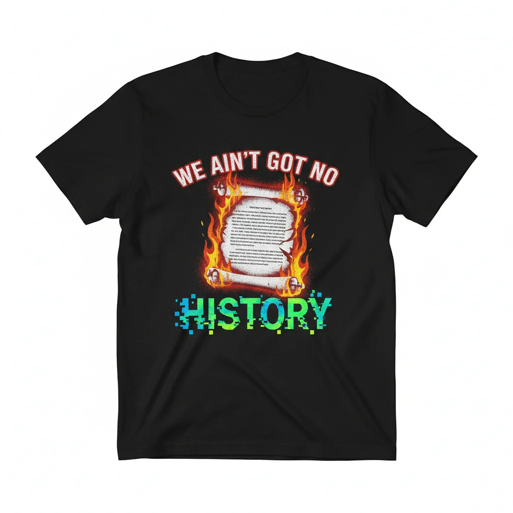 "We Ain't Got No History." The Storyteller Tee