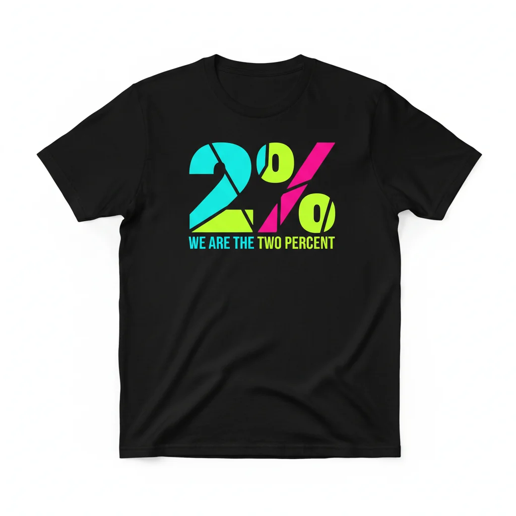 We Are The Two Percent Essential Graphic Tee