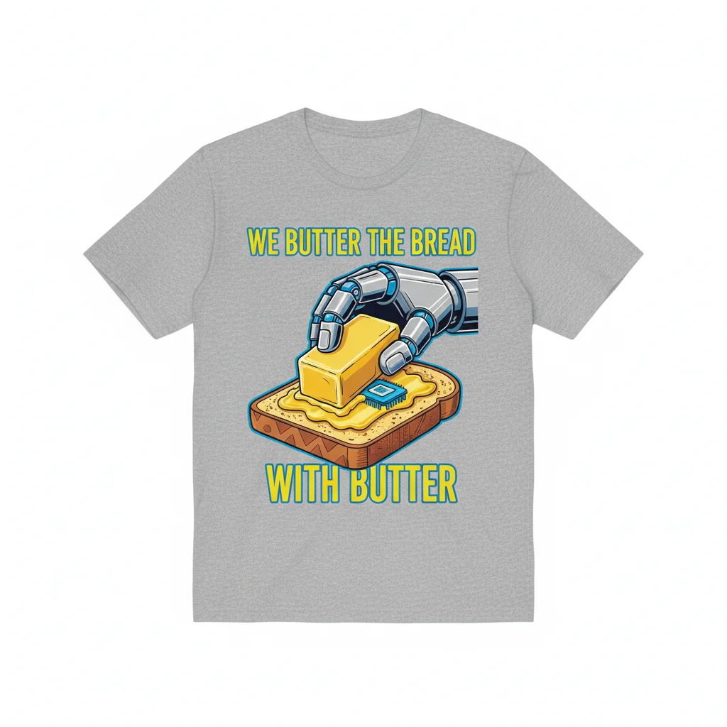 We Butter The Bread With Butter T-Shirt | Durable & Vibrant Band Merch