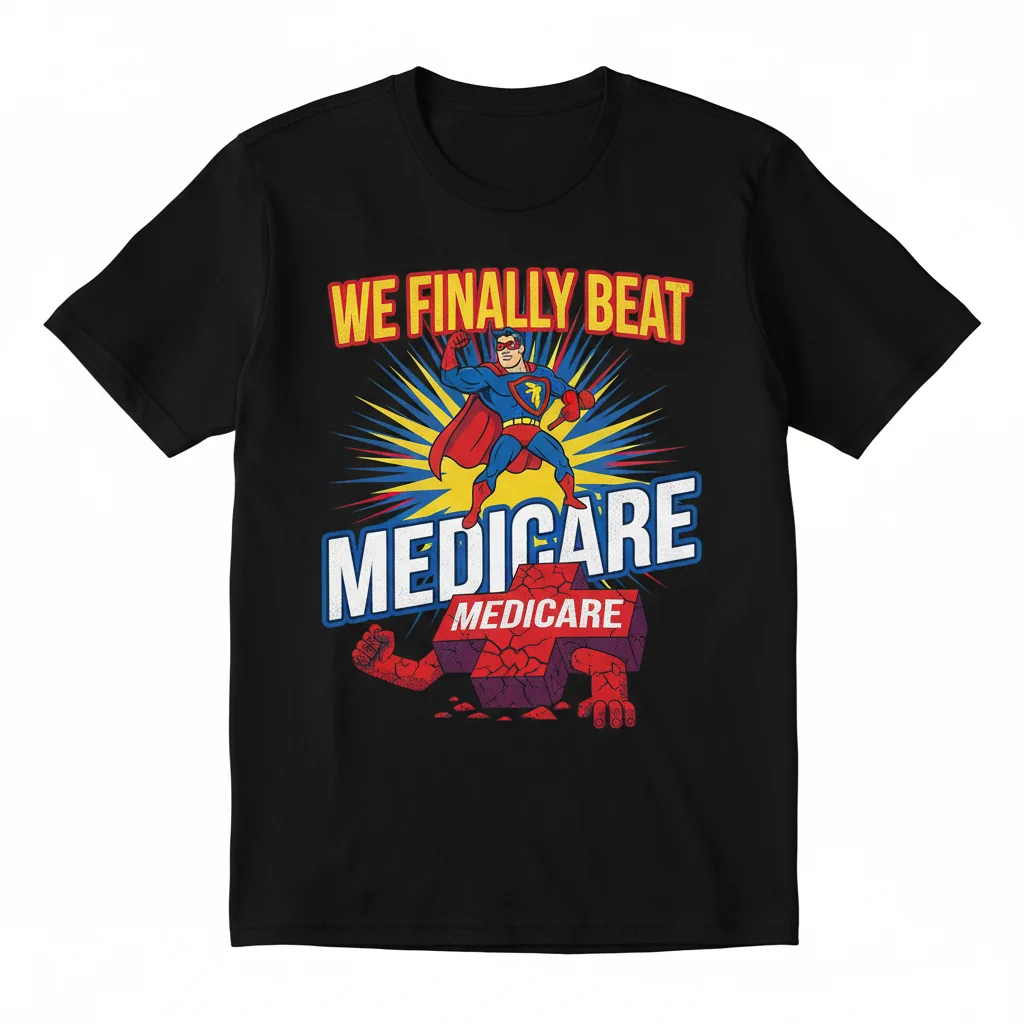 We Finally Beat Medicare Essential T-Shirt - Victory Tee
