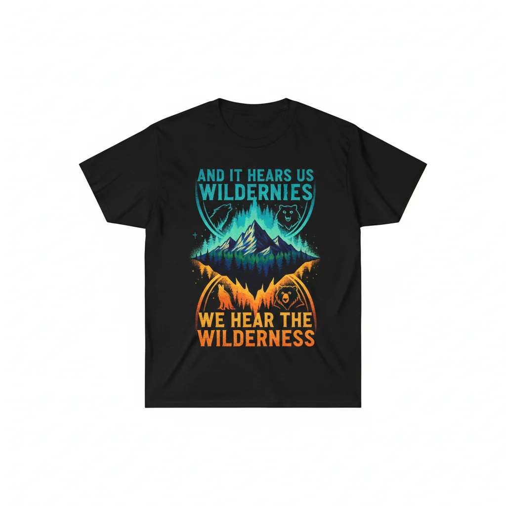Wilderness Echoes: Premium Durable T-Shirt – Fade-Resistant & Perfect Fit
