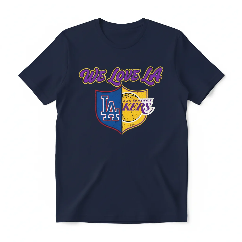 City of Champions: Dodgers & Lakers Unity Tee