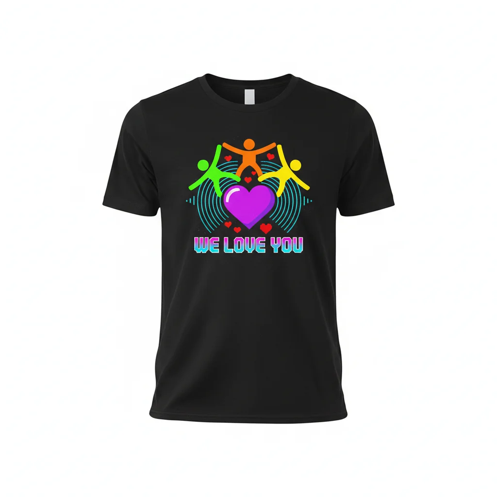 WE LOVE YOU" Essential T-Shirt - Comfortable & Stylish Unisex Tee