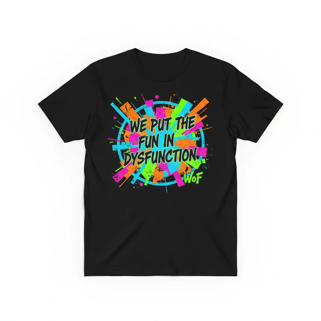 We Put The Fun In Dysfunction WoF Essential T-Shirt - Unique Graphic Tee