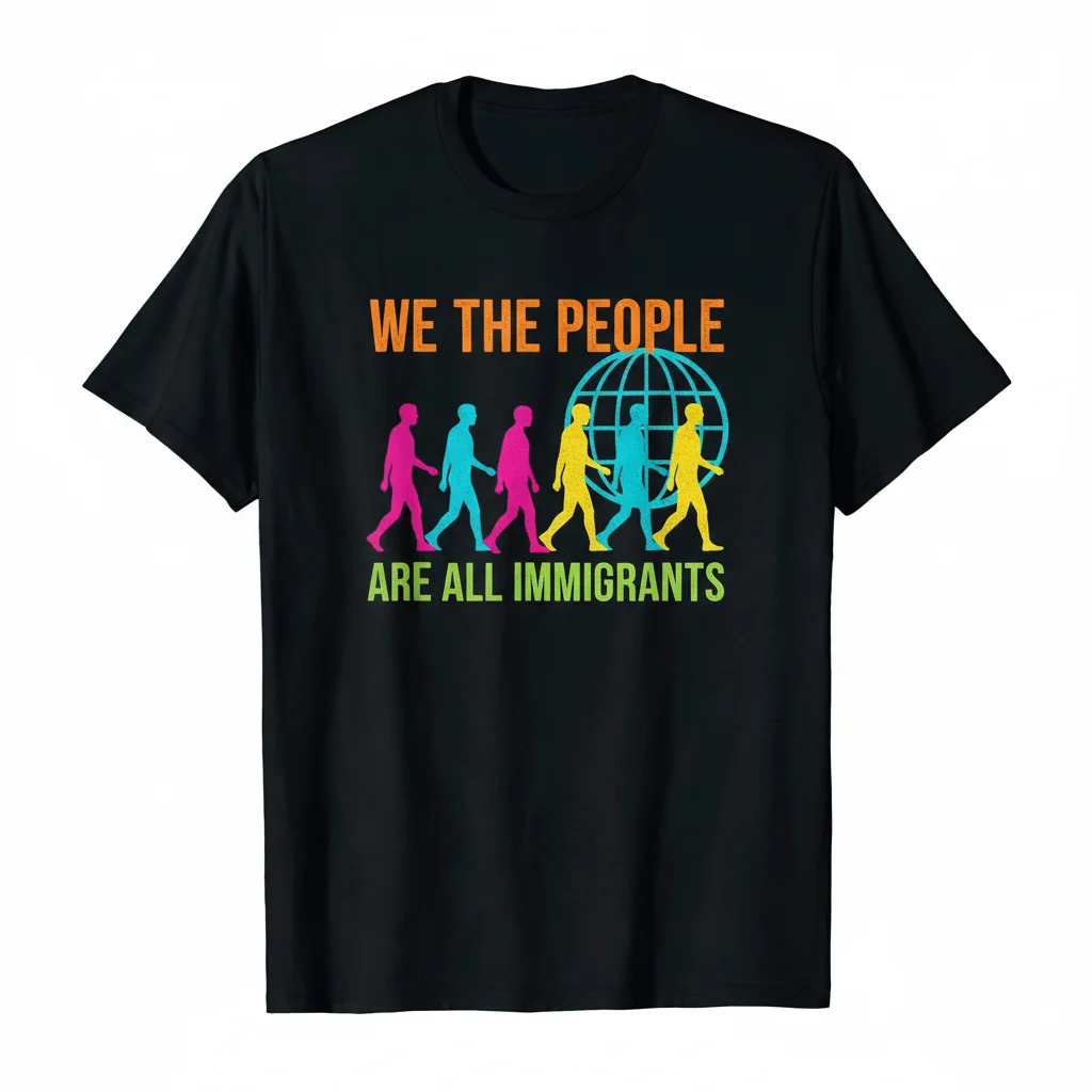 We The People. All Immigrants. Essential Tee.