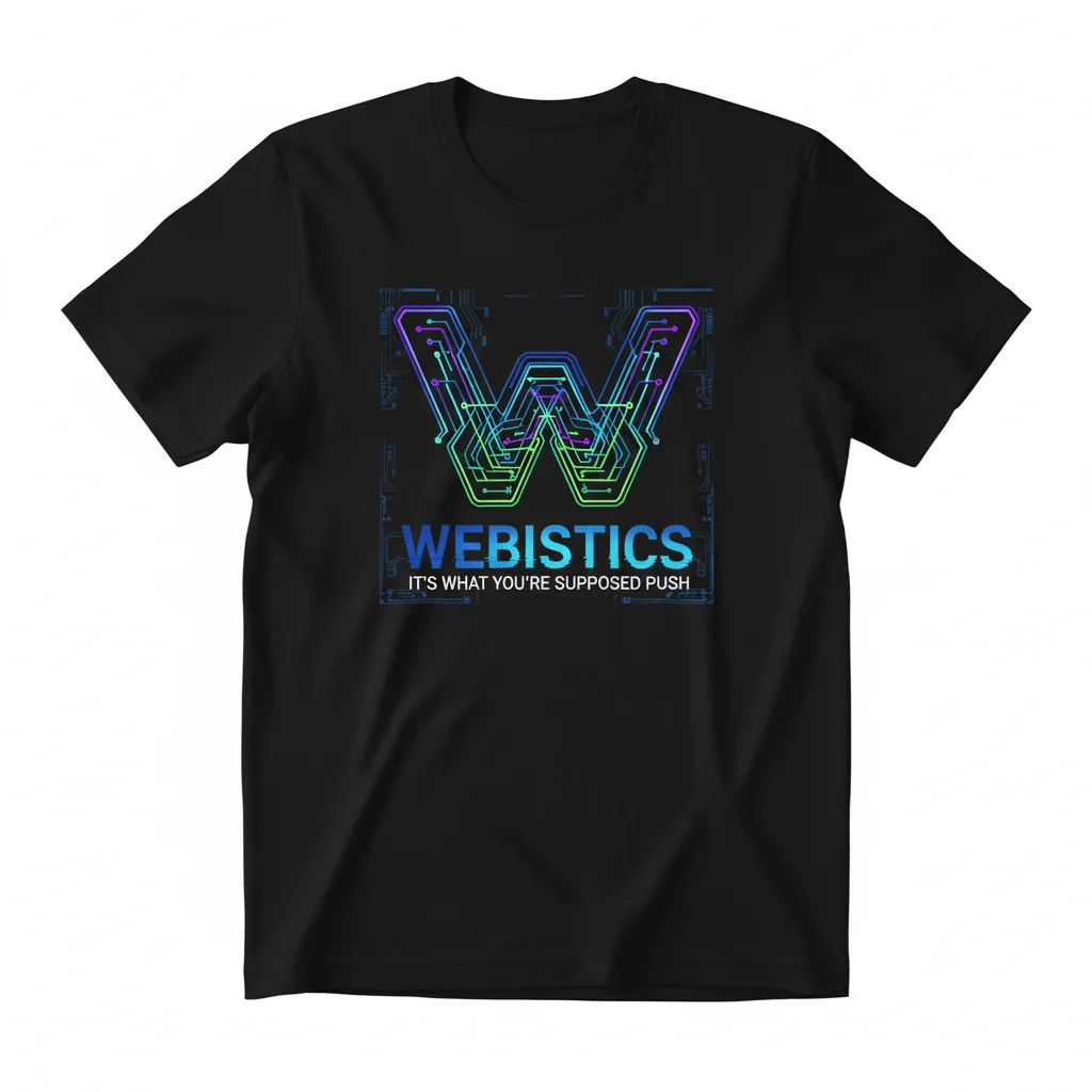 The Sopranos Webistics "It's What You're Supposed to Push" Men's Classic T-Shirt - Black S - Officially Licensed by Senate Wholesale | Printerval UK