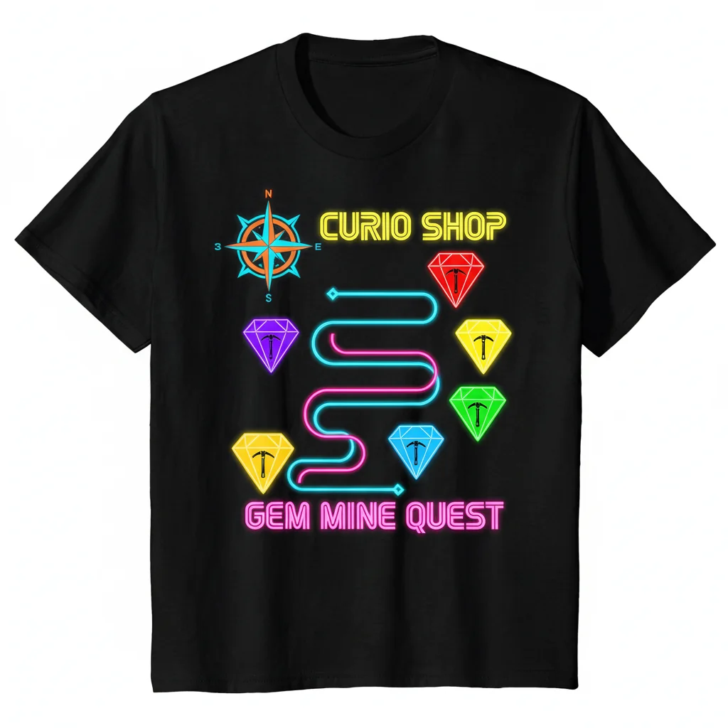 Webkinz Curio Shop Gem Mine Map Essential T-Shirt - Official Fan Apparel