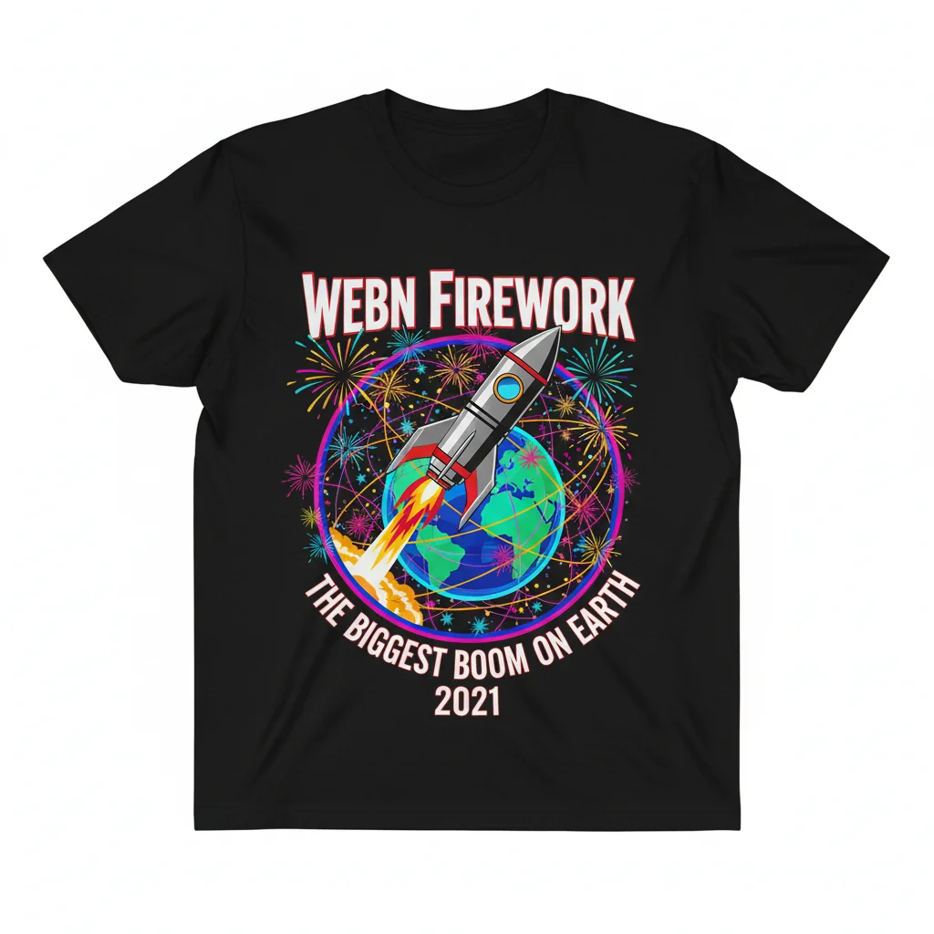 Webn Firework 2021 The Biggest Boom On Earth T-Shirt