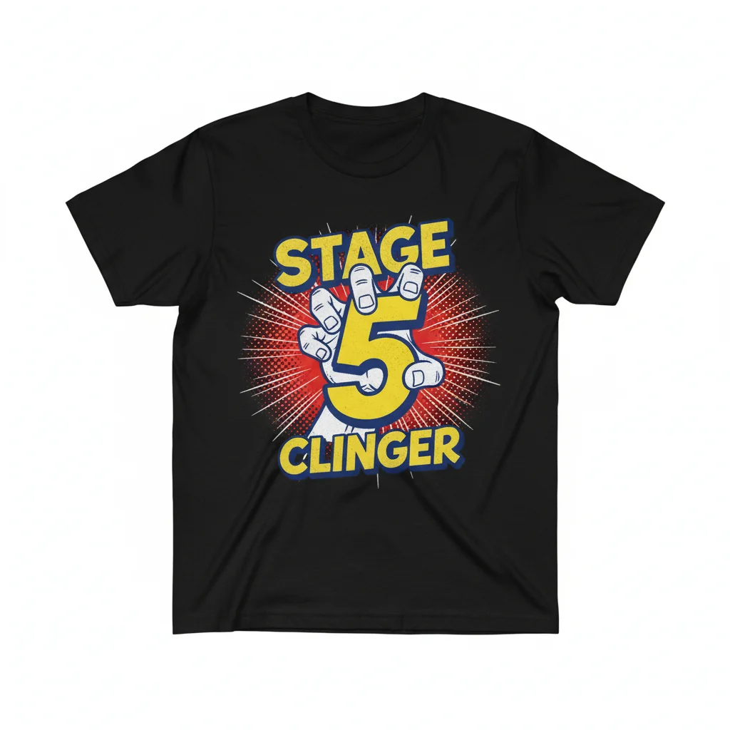 Stage 5 Clinger Tee - Iconic Quote Streetwear