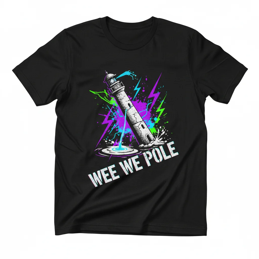Divertido "Wee Wee Pole" Camiseta Esencial - Estilo Casual Unisex