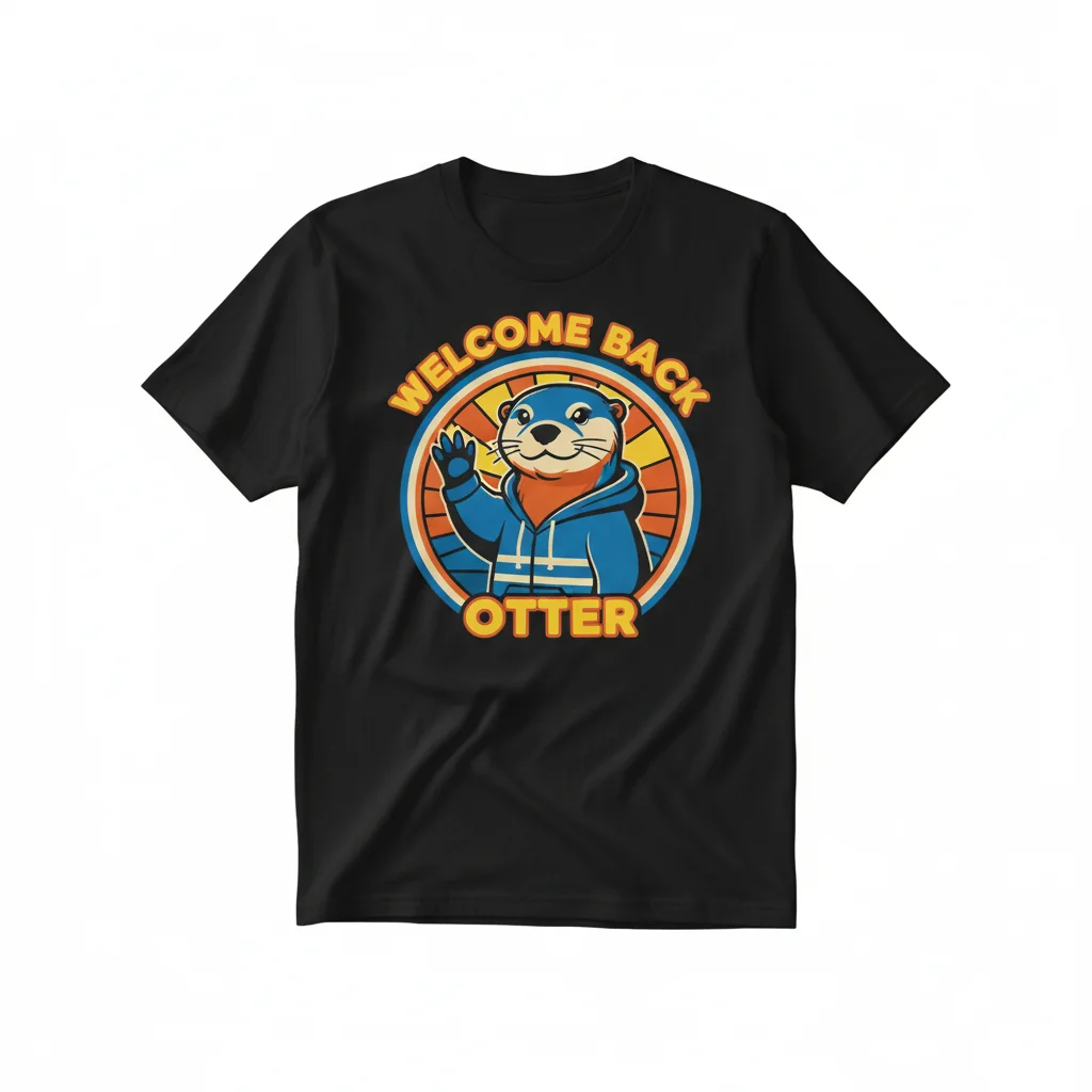 Welcome Back Otter - Your Retro-Inspired Comfort Tee