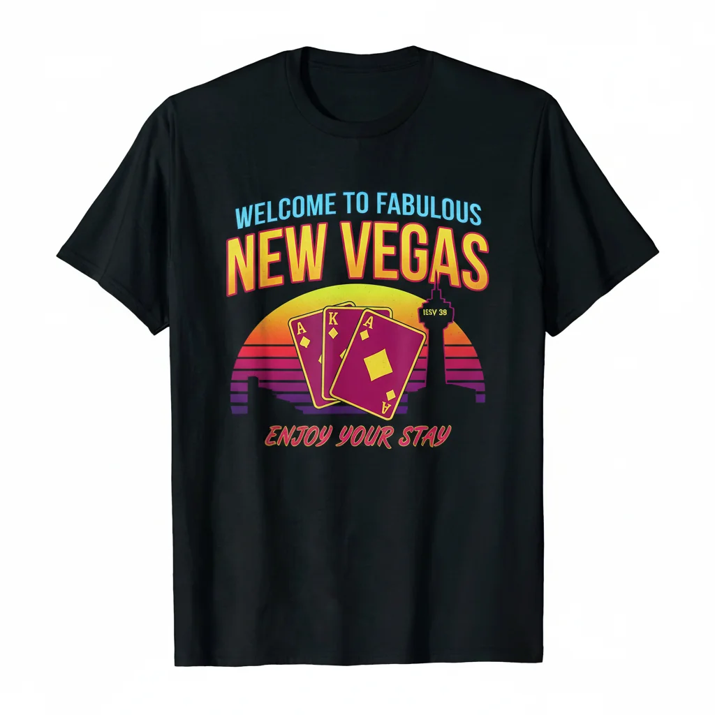 Fallout New Vegas Welcome to Fabulous New Vegas T-Shirt