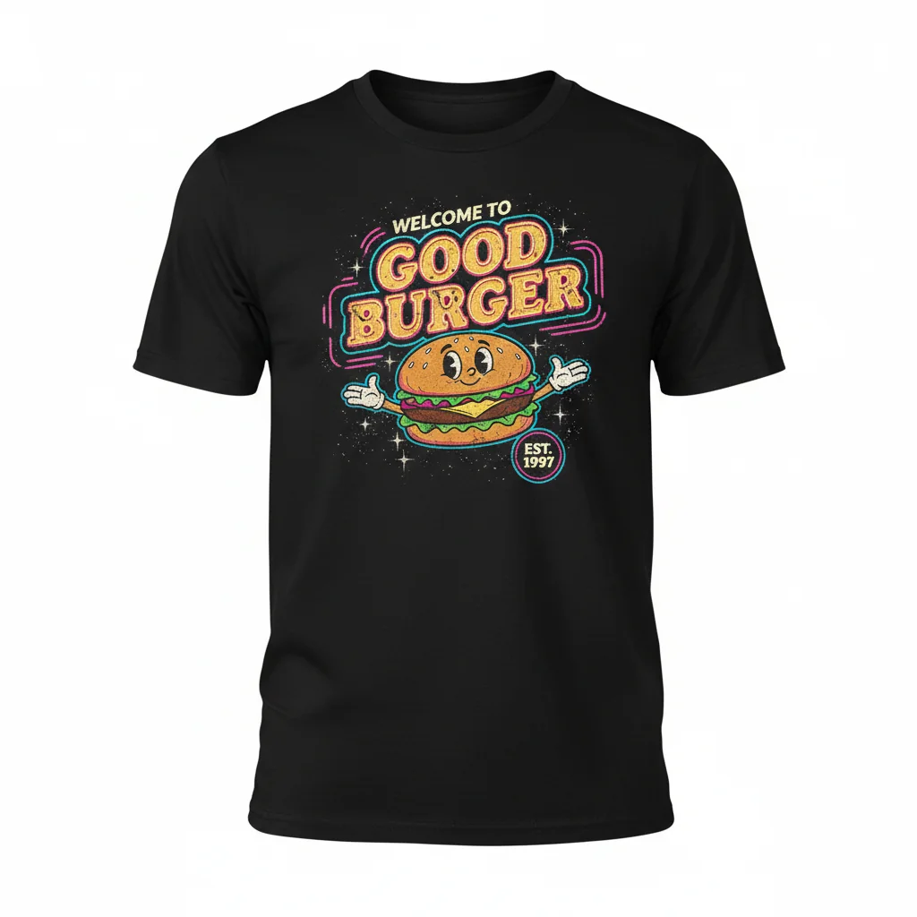 Good Burger 'Worn Out' Essential Tee – Vintage Vibe, Modern Fit
