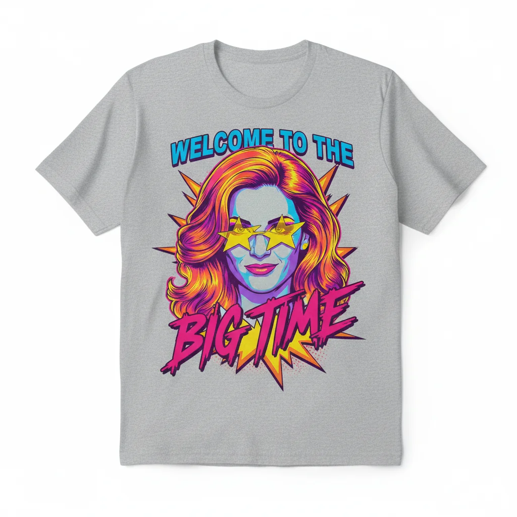 Becky Lynch 'Welcome to the Big Time' Shirt | Premium Unisex Fit, Fade-Resistant Print