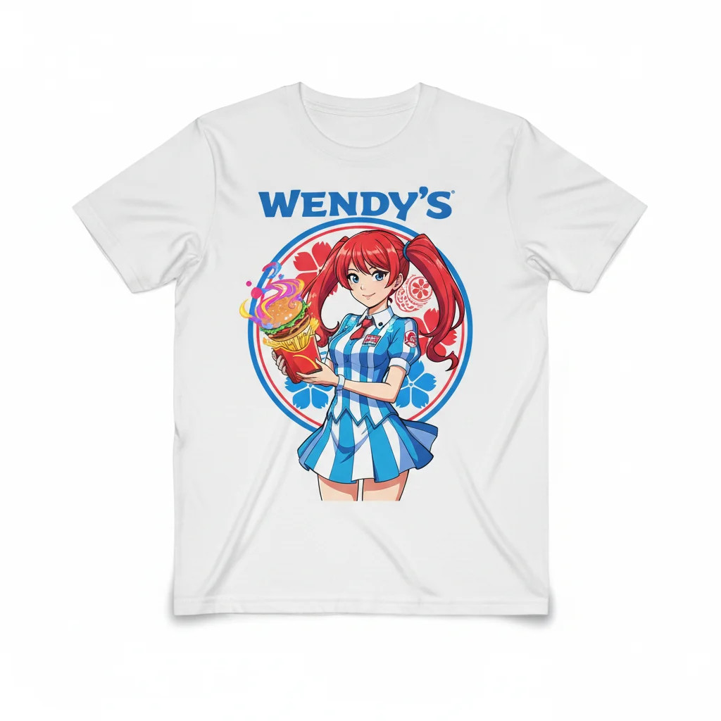 Wendy's Anime Waifu Essential T-Shirt - Fan Art Apparel