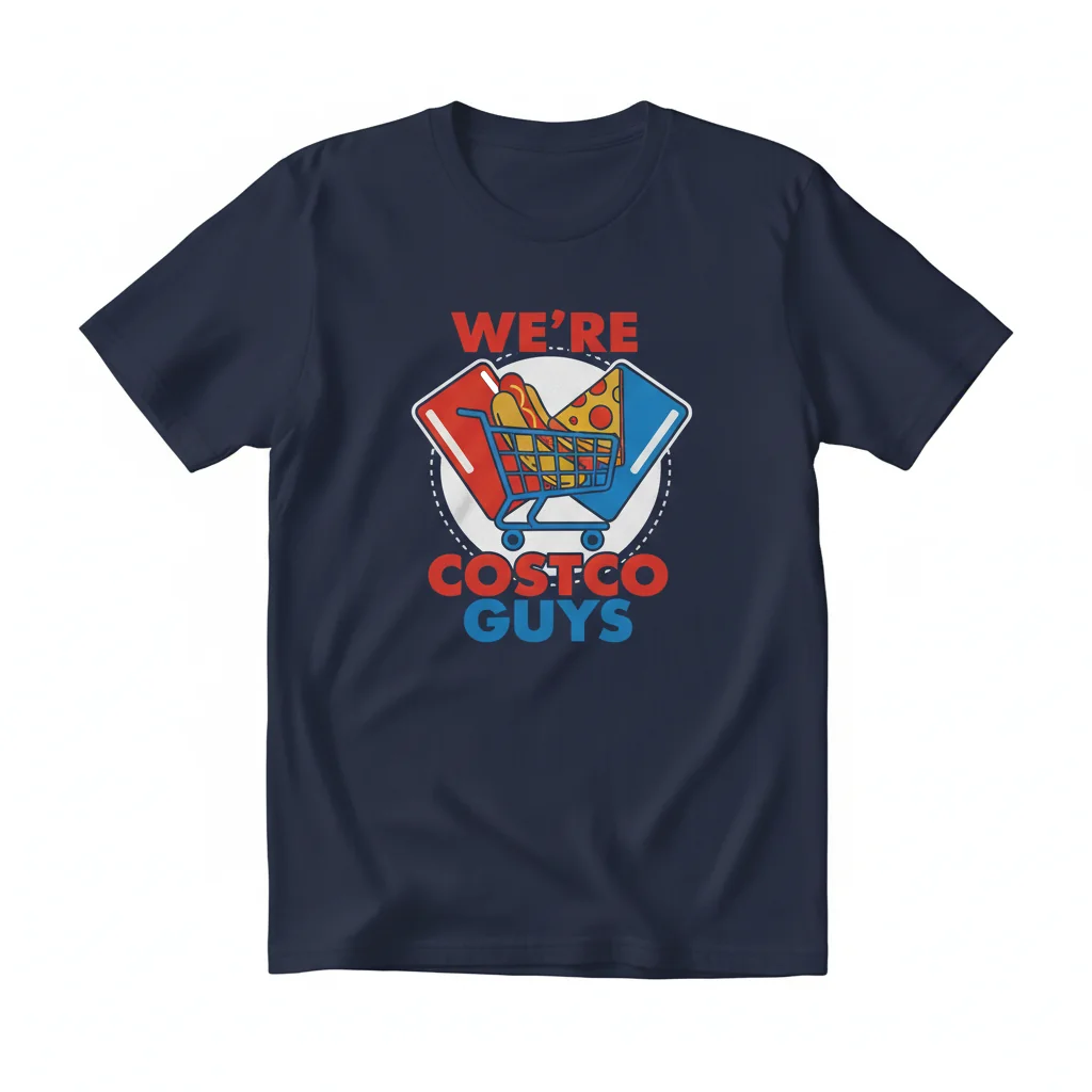 Costco Guys T-Shirt | Premium 100% Ring-Spun Cotton Tee | Retail Fit
