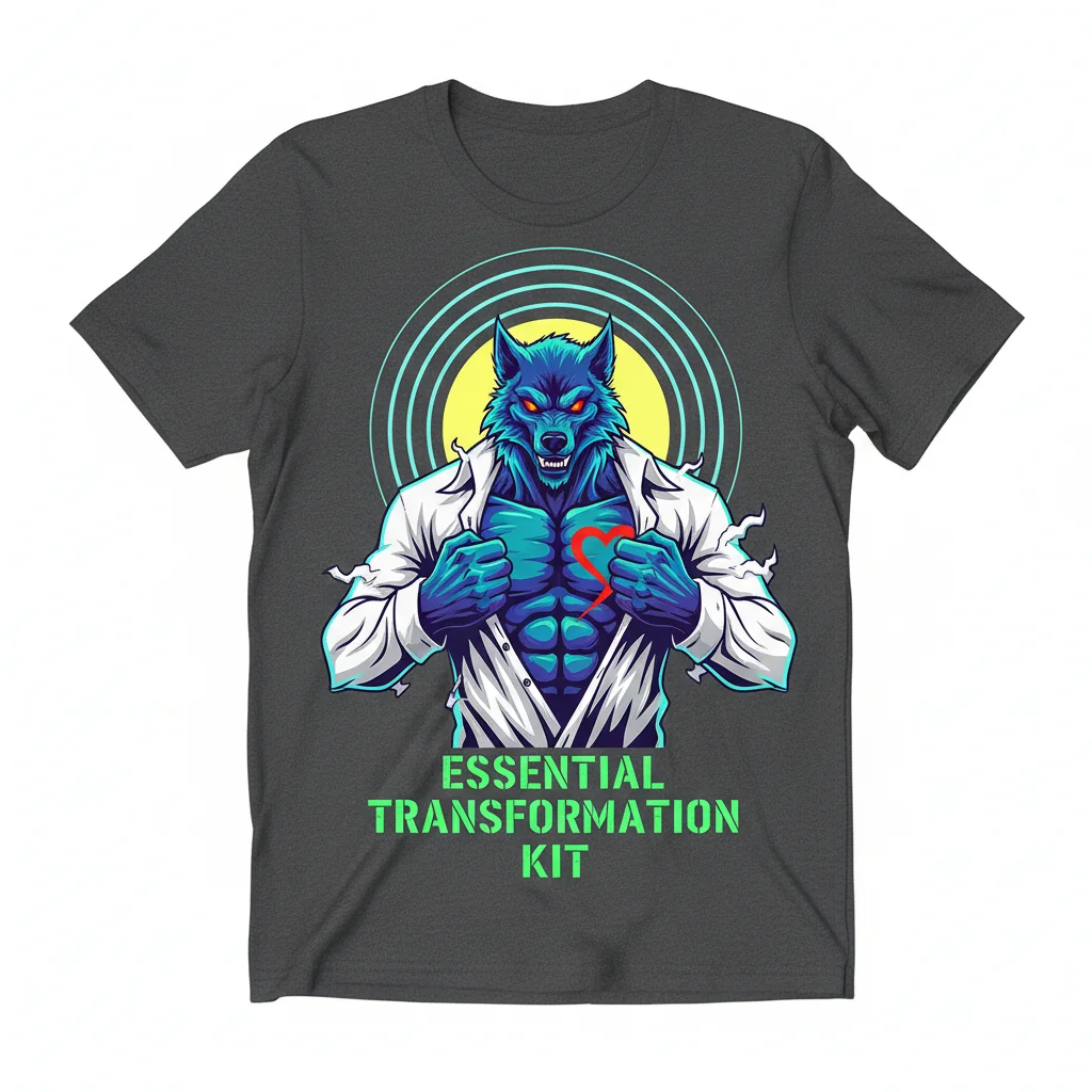 Werewolf Ripping Shirt Meme Essential T-Shirt – Funny & Unique Graphic Tee