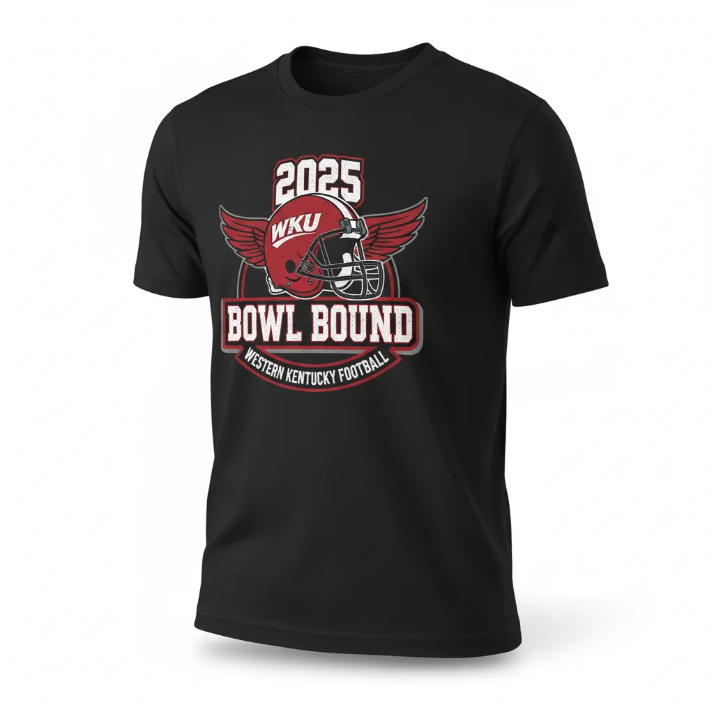 WKU Hilltoppers Football Bowl Bound 2025 T-Shirt - Fan Apparel