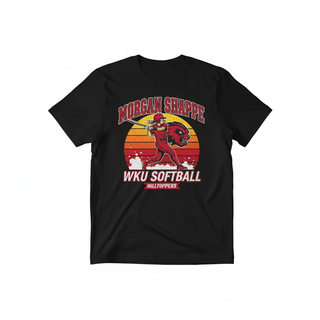 Western Kentucky Hilltoppers Morgan Sharpe WKU Softball T-Shirt - Official NCAA Apparel