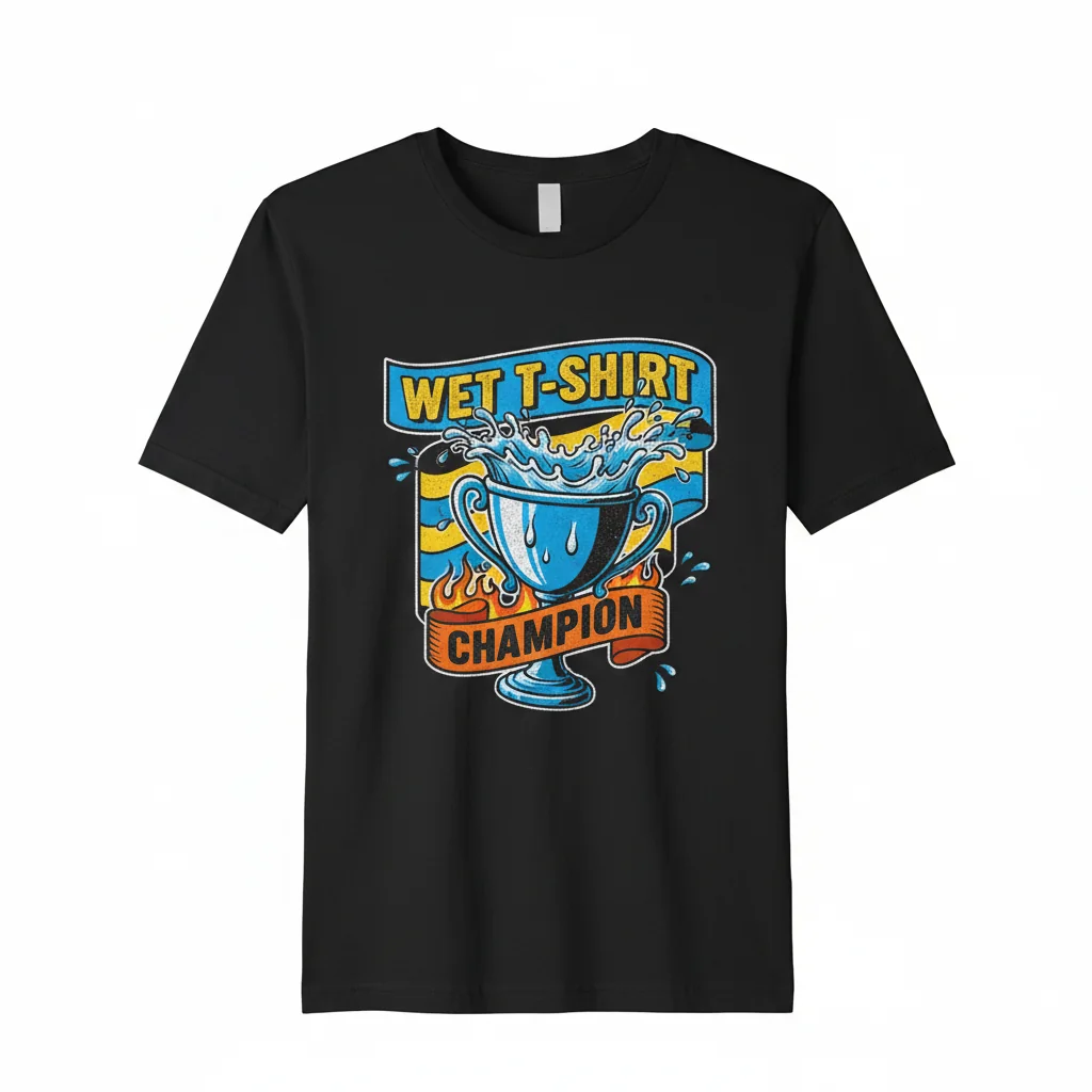Wet T-Shirt Champion: Embrace Your Inner Icon Essential Tee