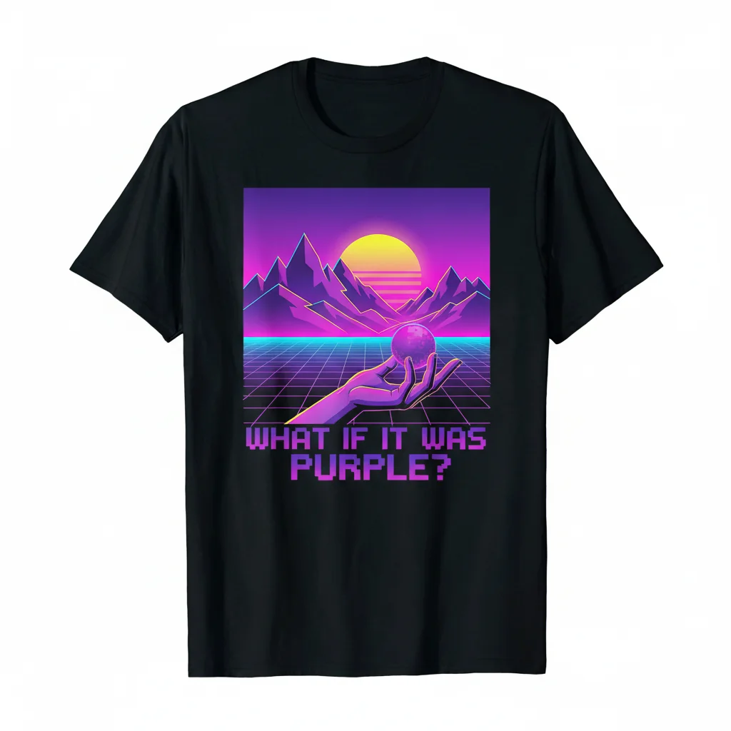 Purple Dreamscape Unisex T-Shirt – Soft & Stylish Cotton Tee