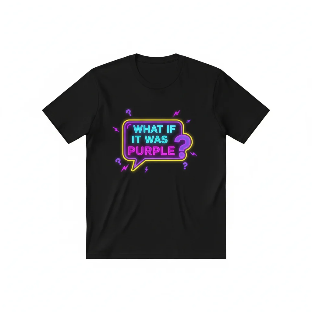 What If It Was Purple Meme Essential T-Shirt - Vibrant & Durable