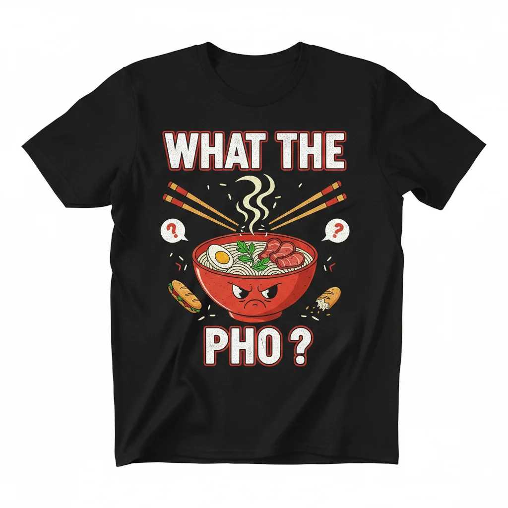 What The Pho Soup: A Humorous Nod to Vietnamese Delights - Essential Tee