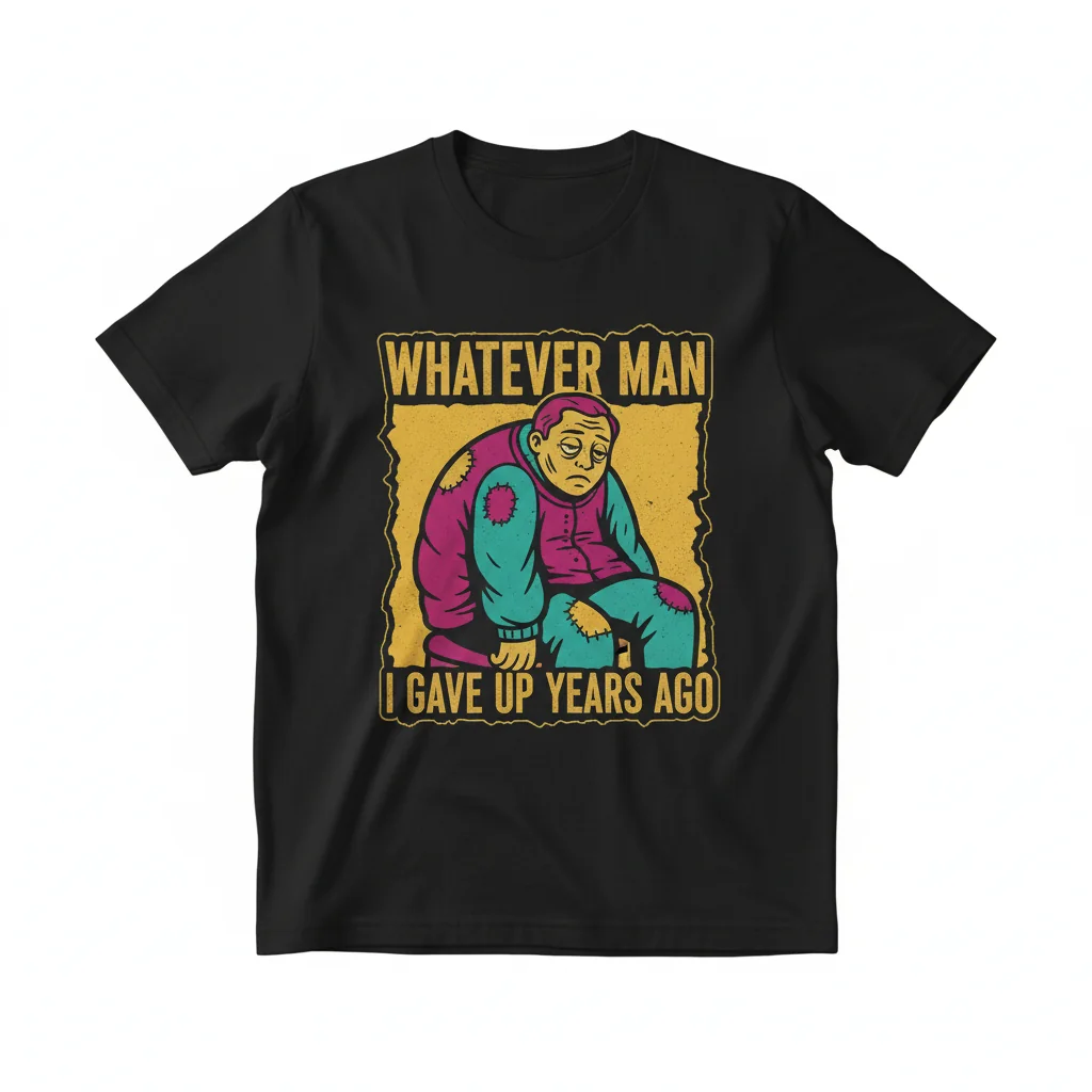 "Whatever Man, I Gave Up Years Ago" Essential T-Shirt - Relatable & Comfy Tee