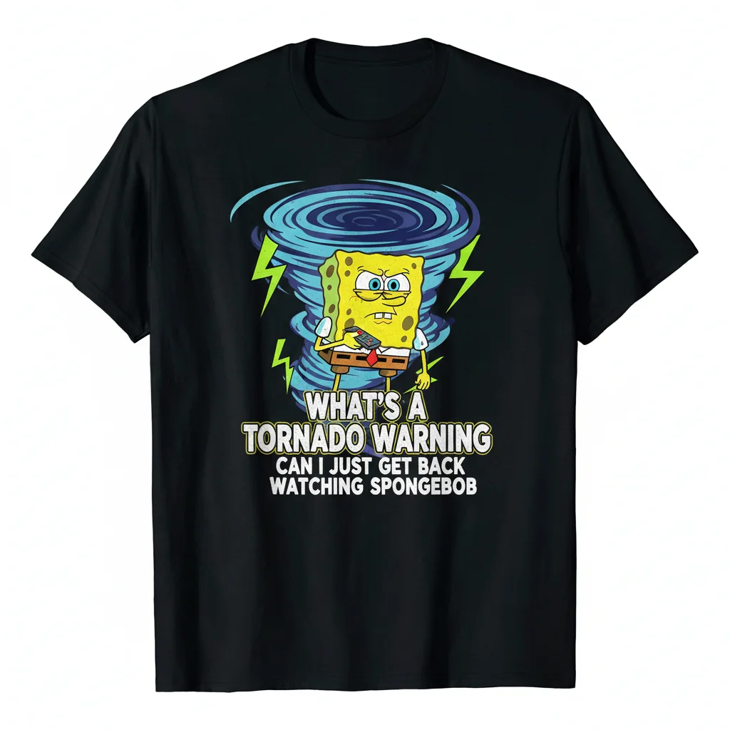 SpongeBob Tornado Warning Graphic Tee