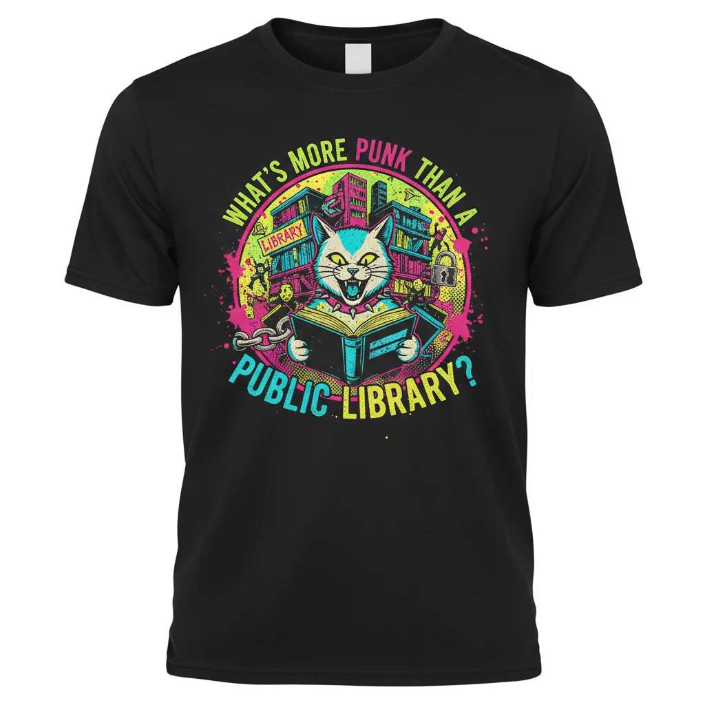 Punk Library Activist Tee