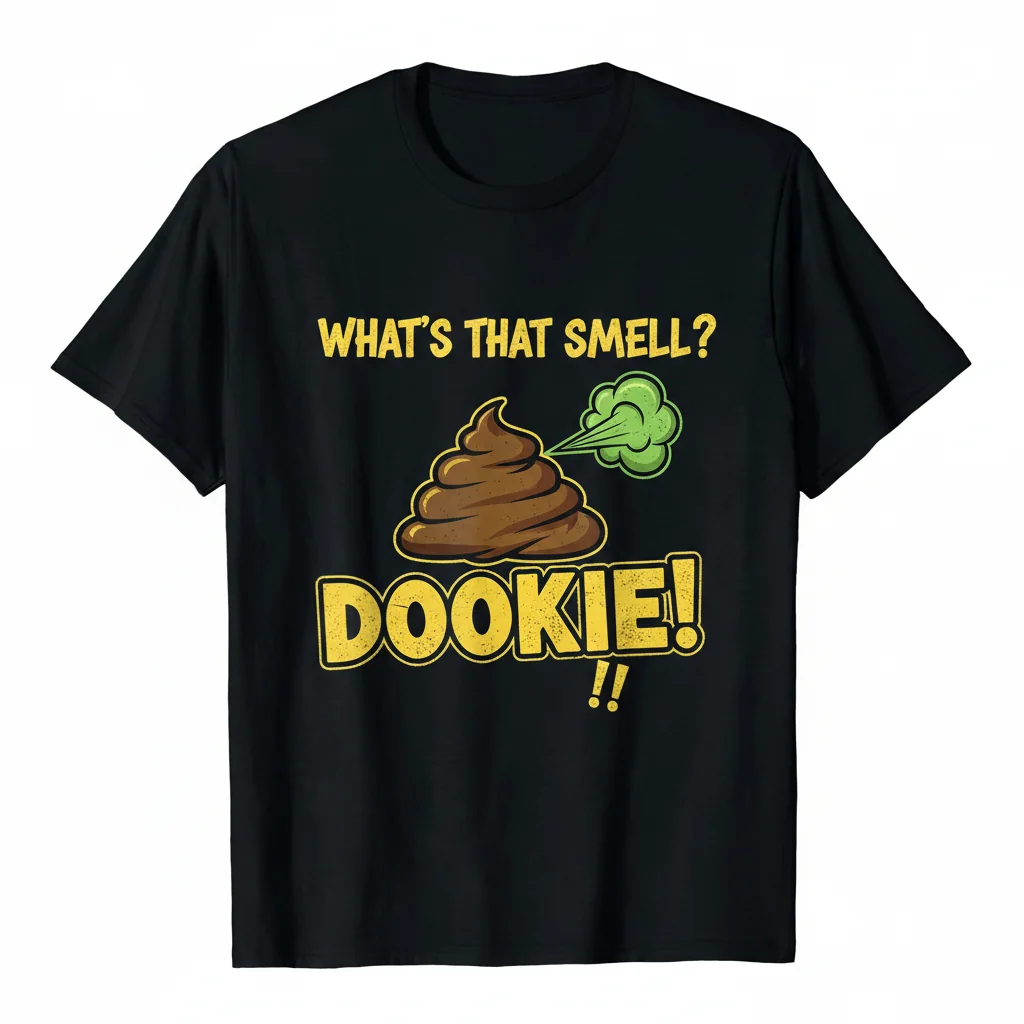 What's That Smell? Dookie! Green Day Fan Essential T-Shirt – Premium Cotton, Retail Fit