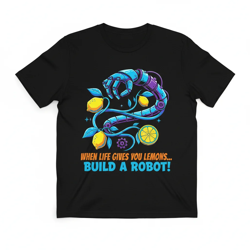Embrace Zest: 'When Life Gives You Lemons Vine' Premium Tee