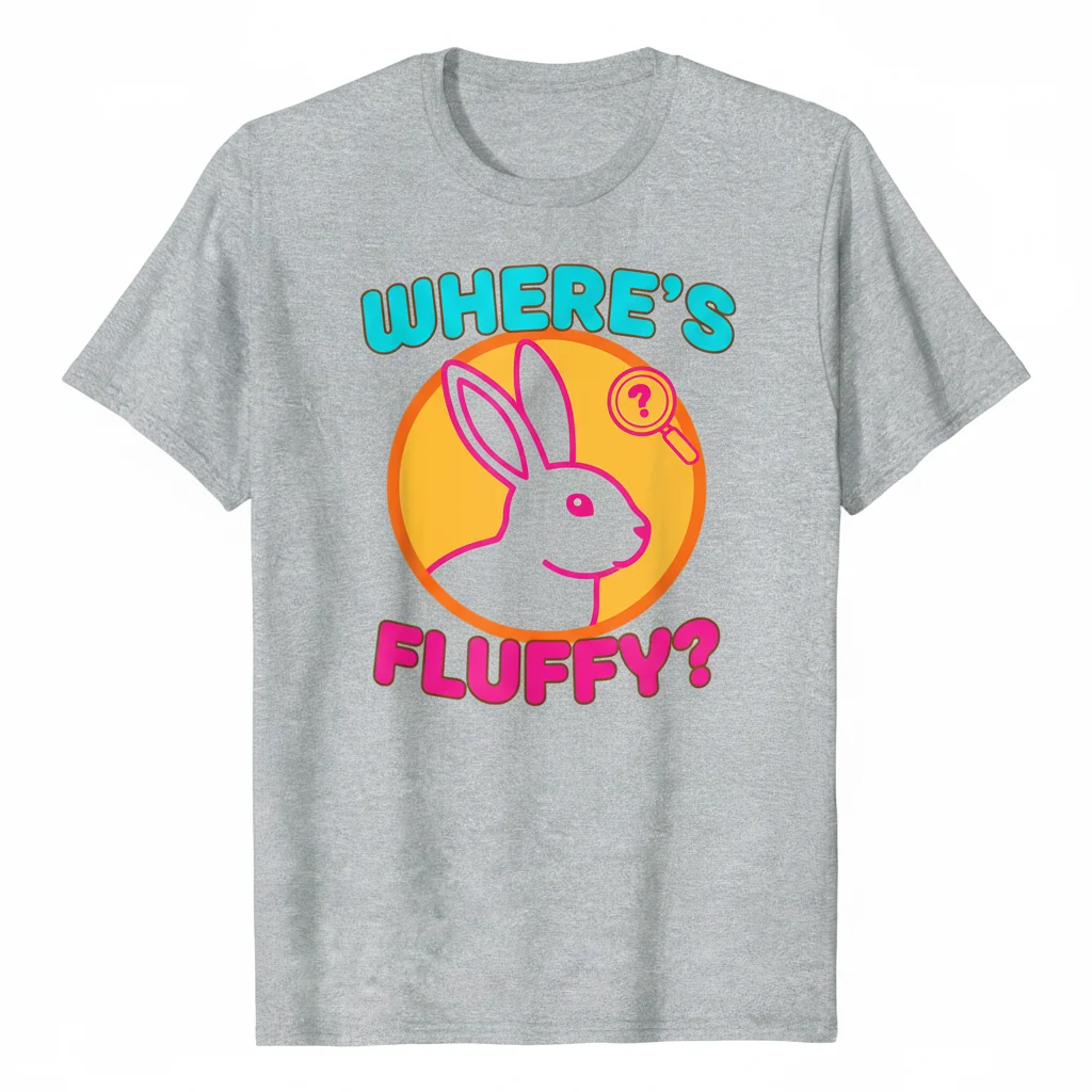 Where's Fluffy Essential T-Shirt - Premium Cotton Tee for Animal Lovers