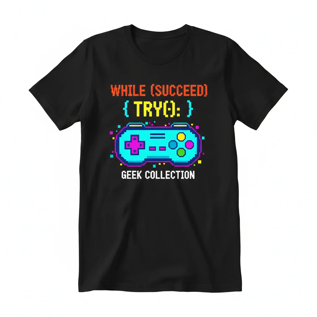 "While Not Succeed, Try" Coder's Mantra Tee | Geek Collection