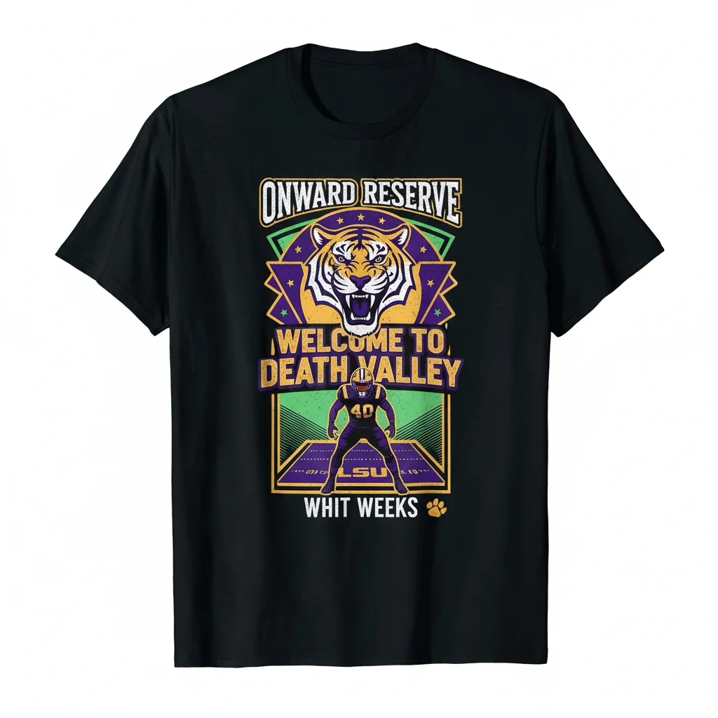 Whit Weeks LSU Tigers: Embrace the Spirit of Death Valley Tee