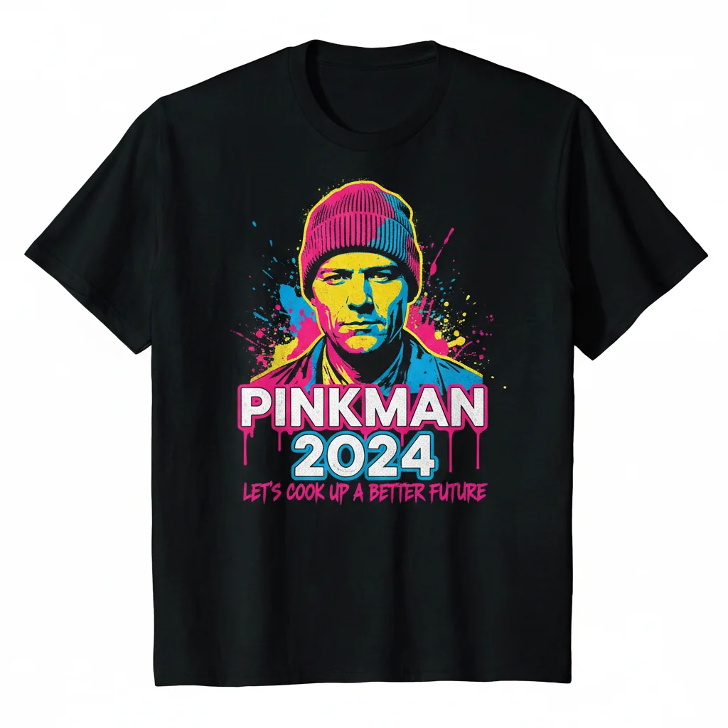 White Pinkman 2024 Presidential Election Essential T-Shirt – Premium Cotton Tee