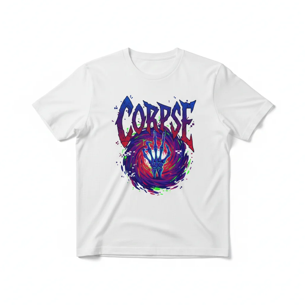 CORPSE White Tee - Essential Art for Your Soul