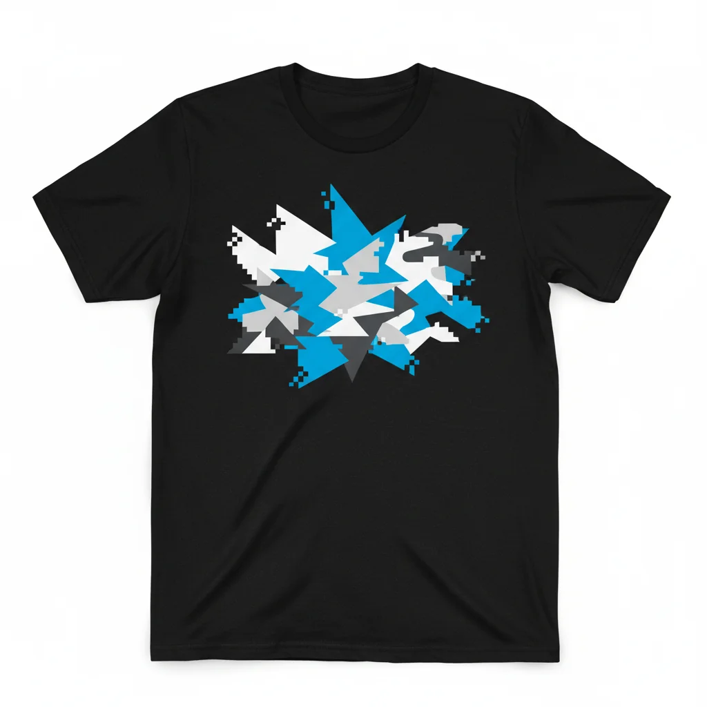 Camiseta Gráfica 'White Winter Digital Military Camouflage' – Durabilidad y Estilo Inigualables