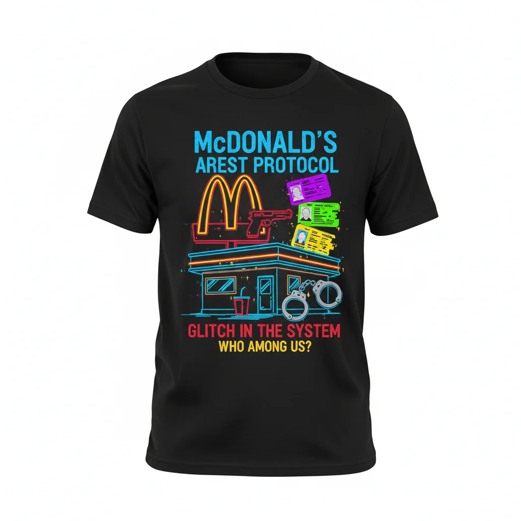 Has Not Been Arrested at McDonalds with a Gun & 4 Fake IDs Shirt