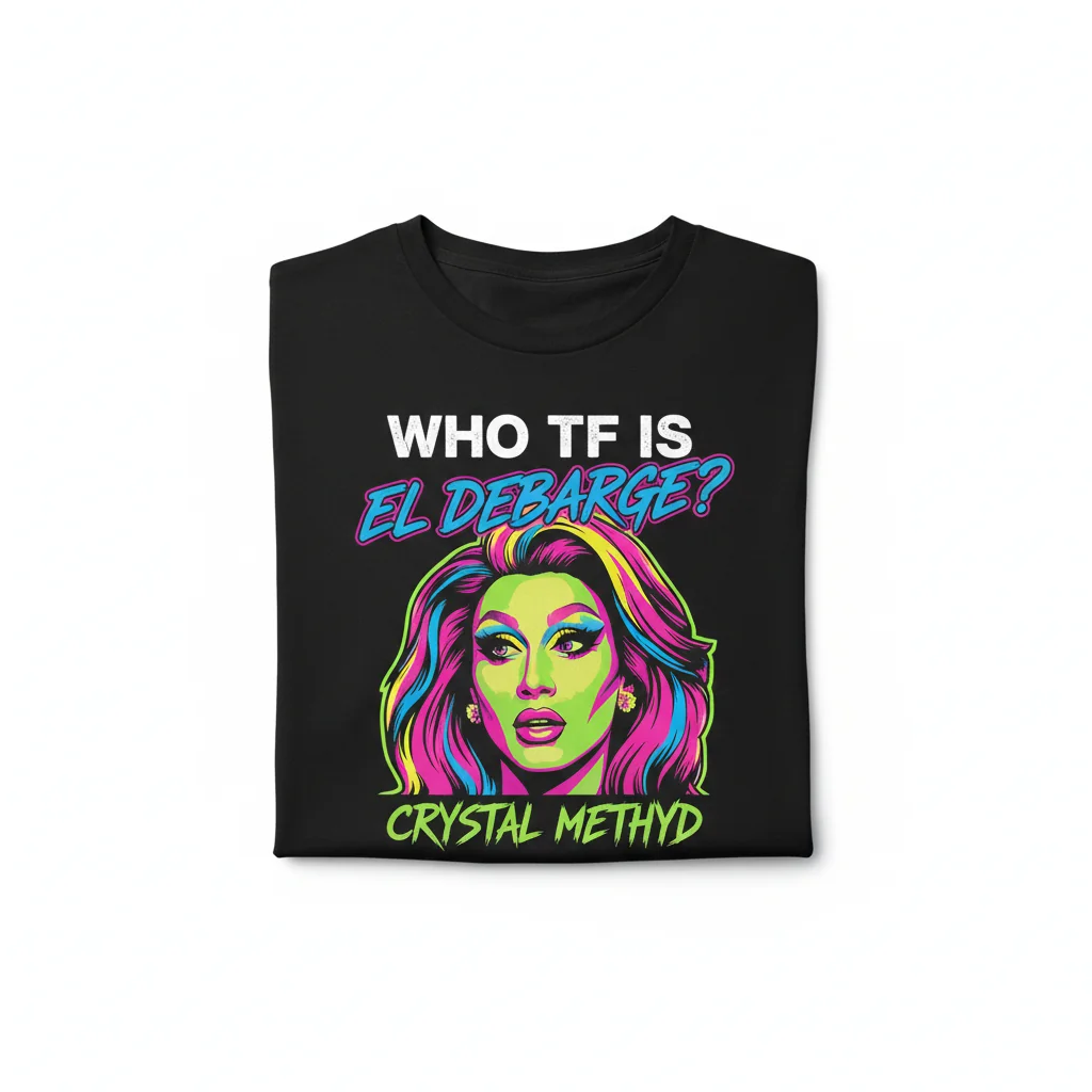 Crystal Methyd 'Who TF Is El Debarge?' Essential T-Shirt - Premium Cotton Tee