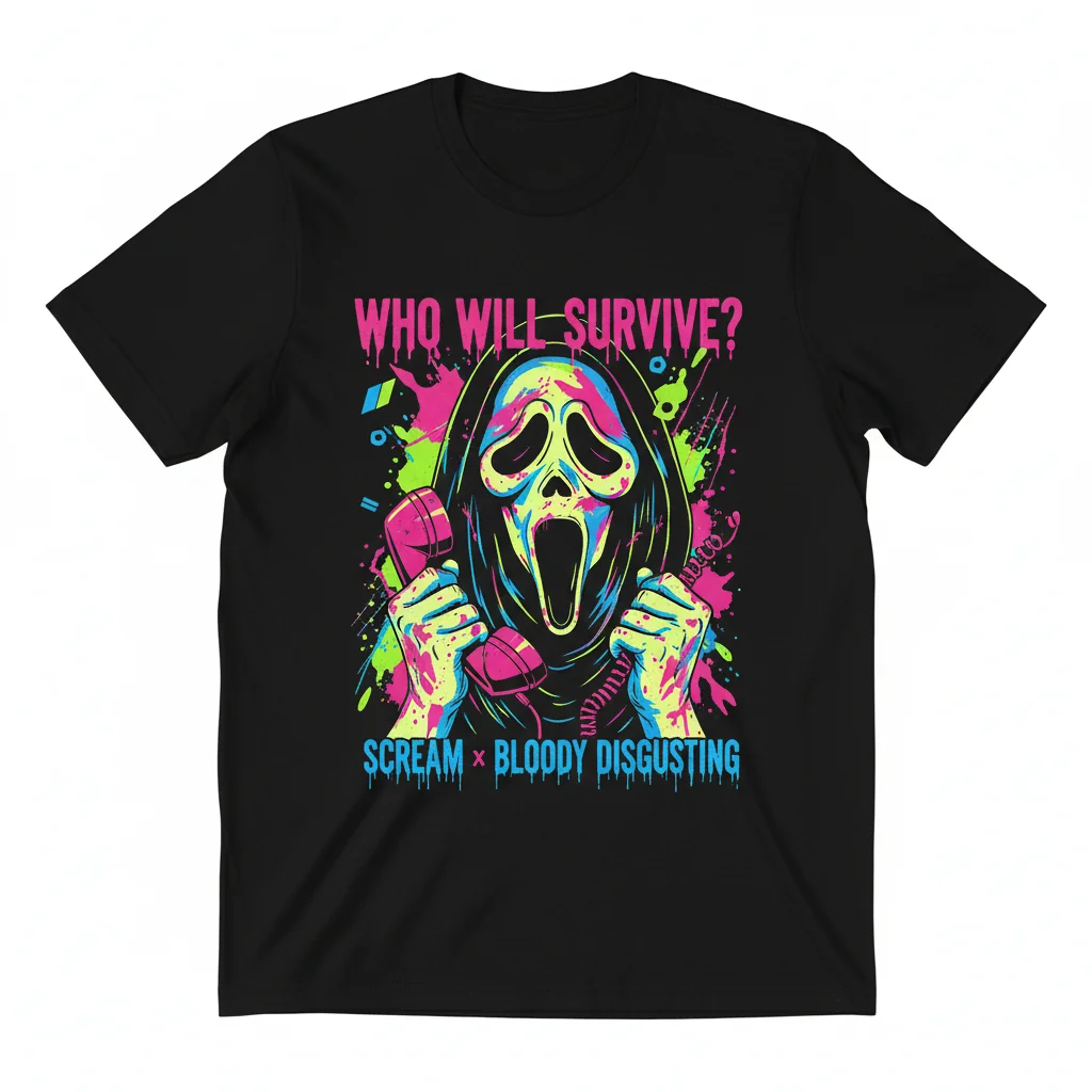 Scream x Bloody Disgusting: Who Will Survive Tee