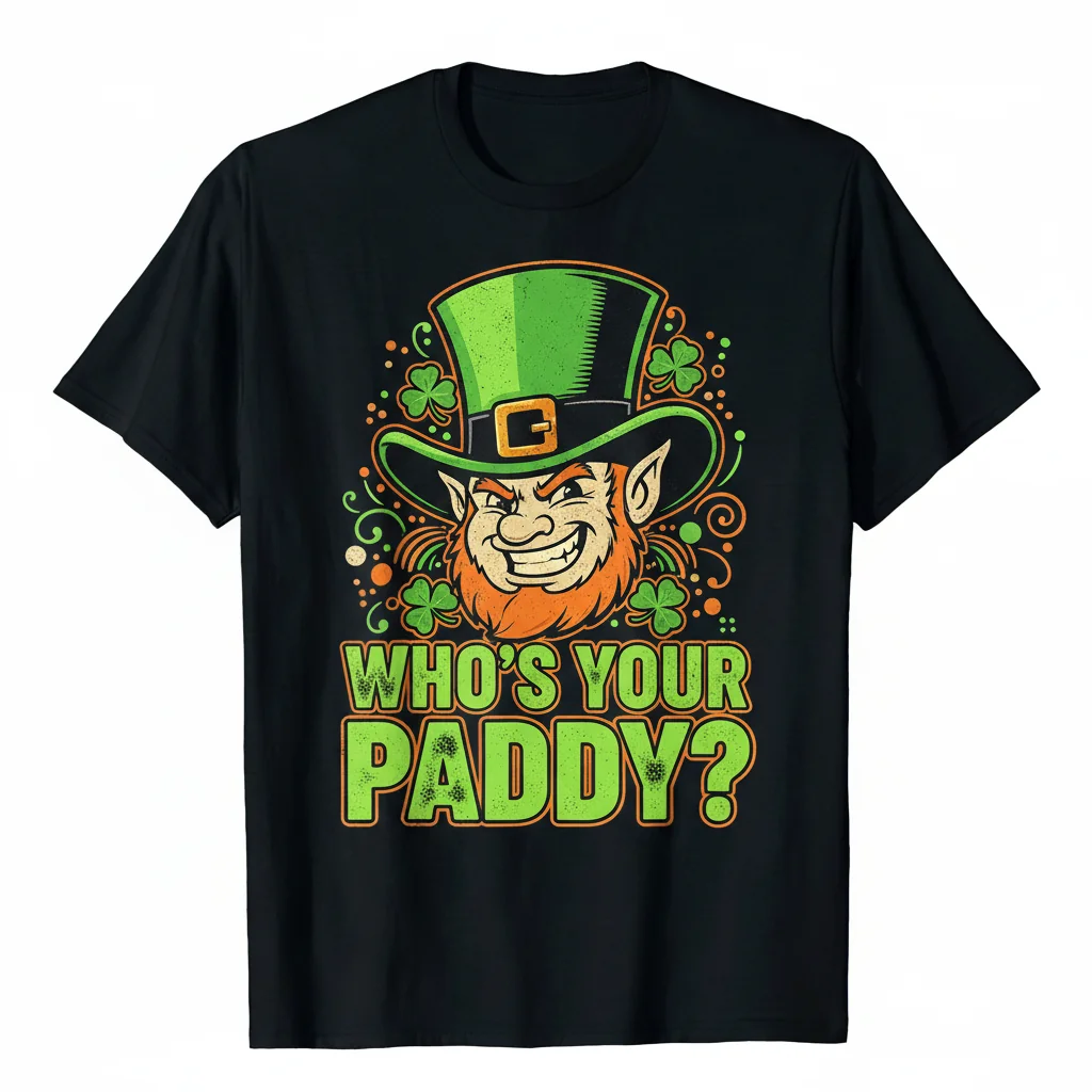 Who's Your Paddy? Durable & Fade-Resistant St. Patrick's Day T-Shirt