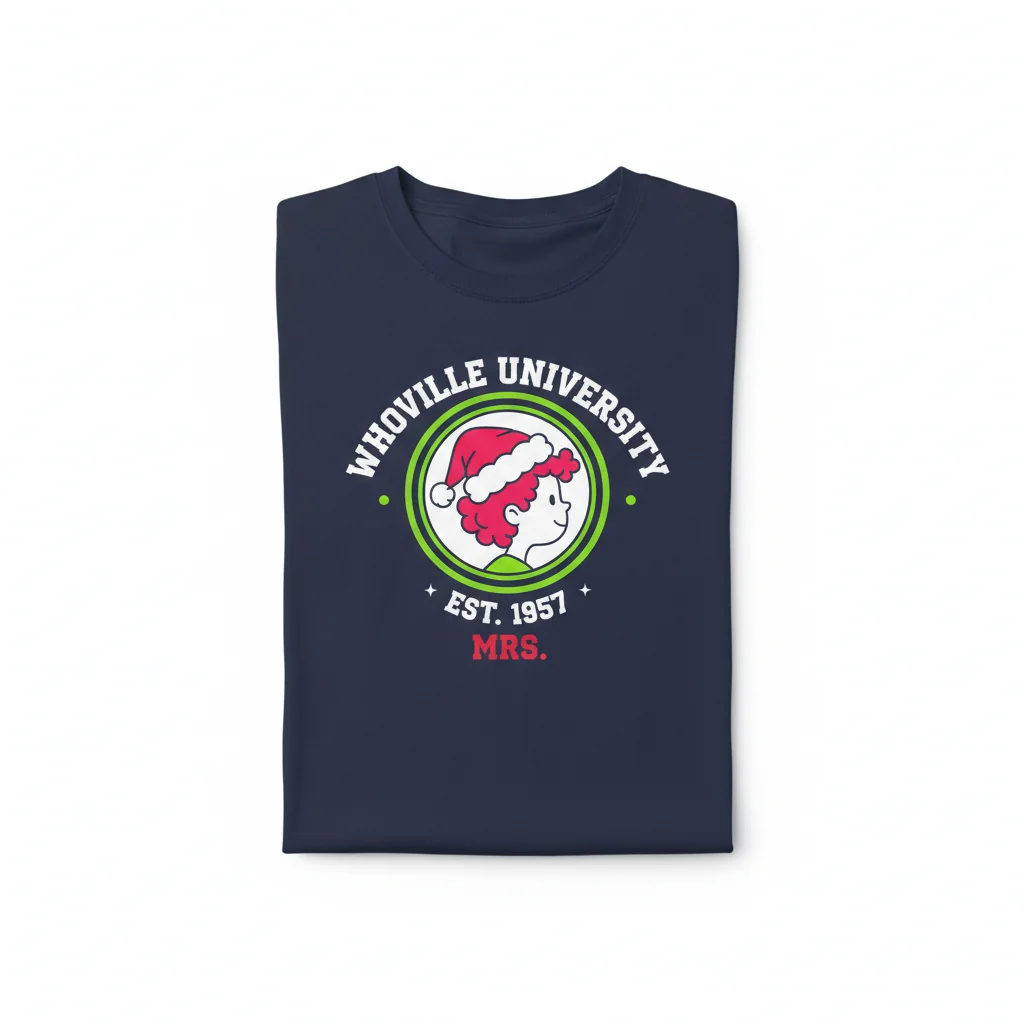 Whoville University Est. 1957 'Mrs.' - The Heartfelt Legacy Tee