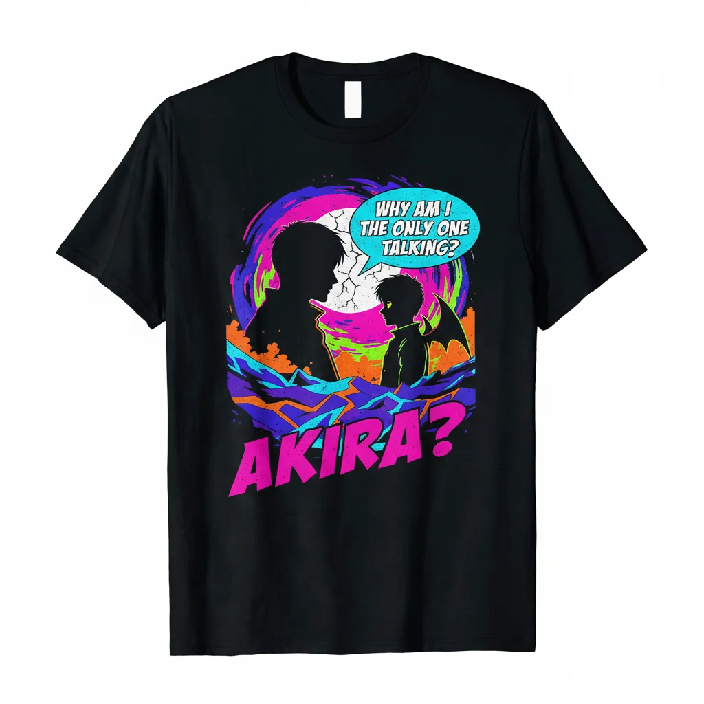 Devilman Crybaby: 'Why Am I The Only One Talking, Akira?' Fan Art T-Shirt