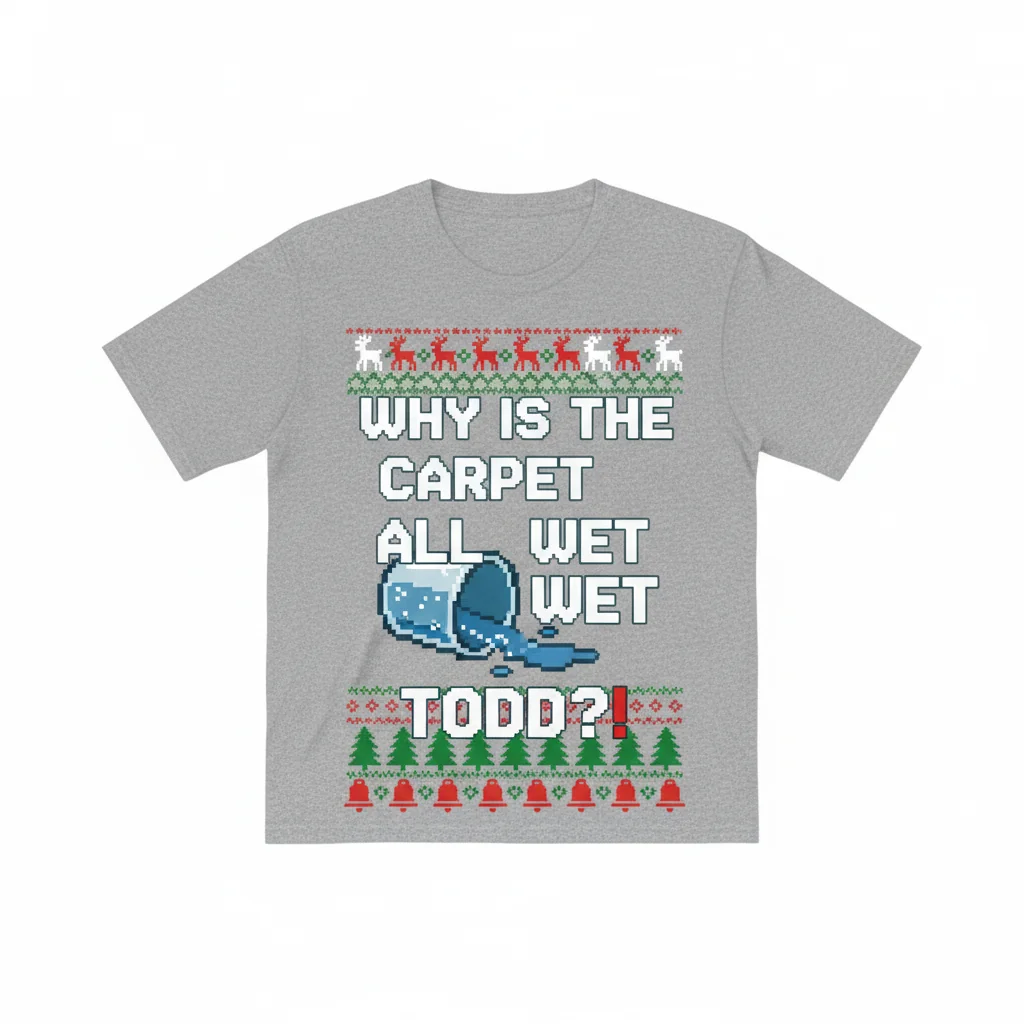 Why Is The Carpet All Wet Todd?! Christmas Vacation Quote T-Shirt