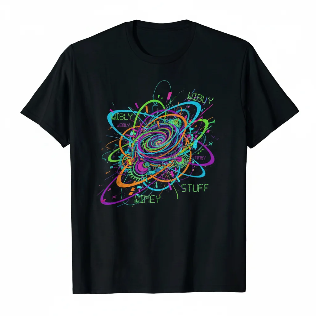 Tenth Doctor "Wibbly Wobbly Timey Wimey" Quote Essential T-Shirt