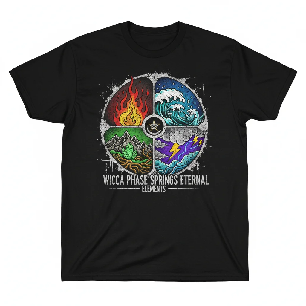 Wicca Phase Springs Eternal 'Elements' Tee | Premium Unisex Artwork Shirt
