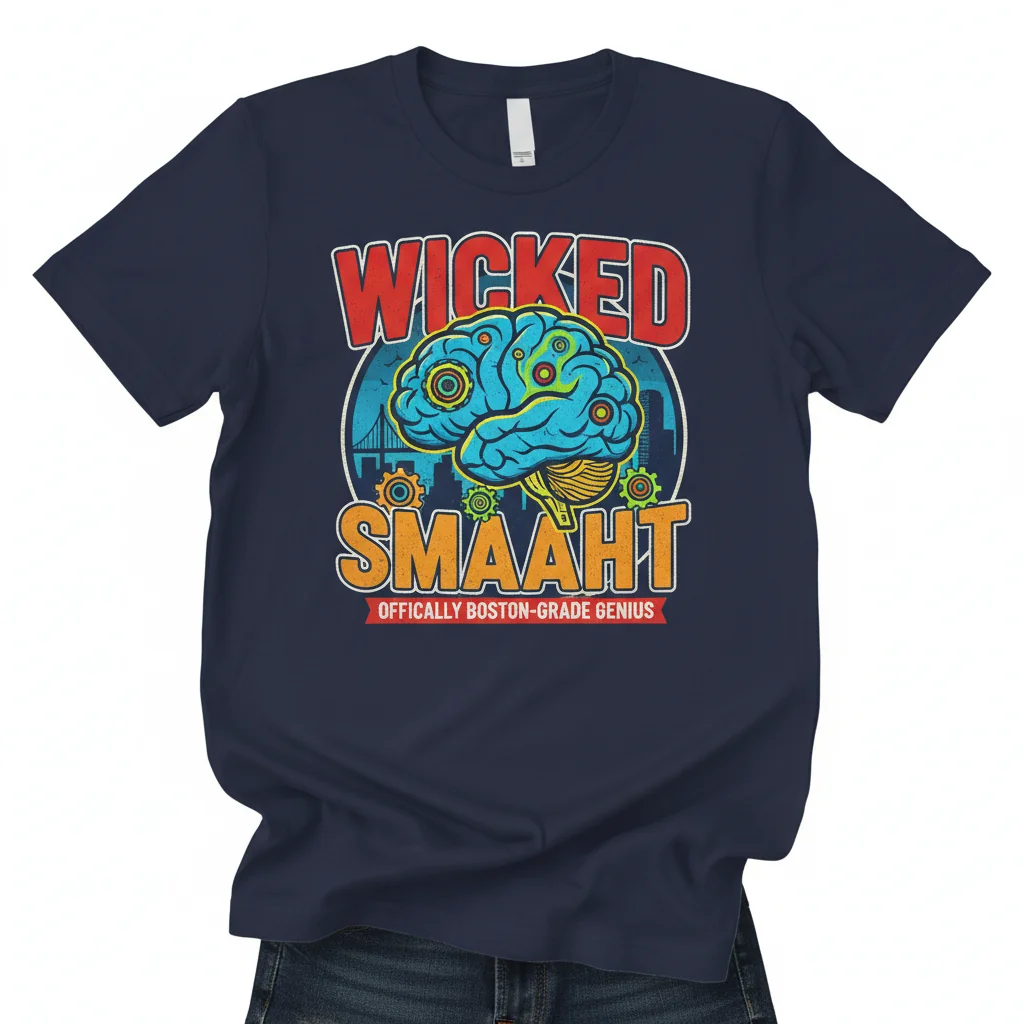 Wicked Smaaht Tee – Boston Vibe Essential
