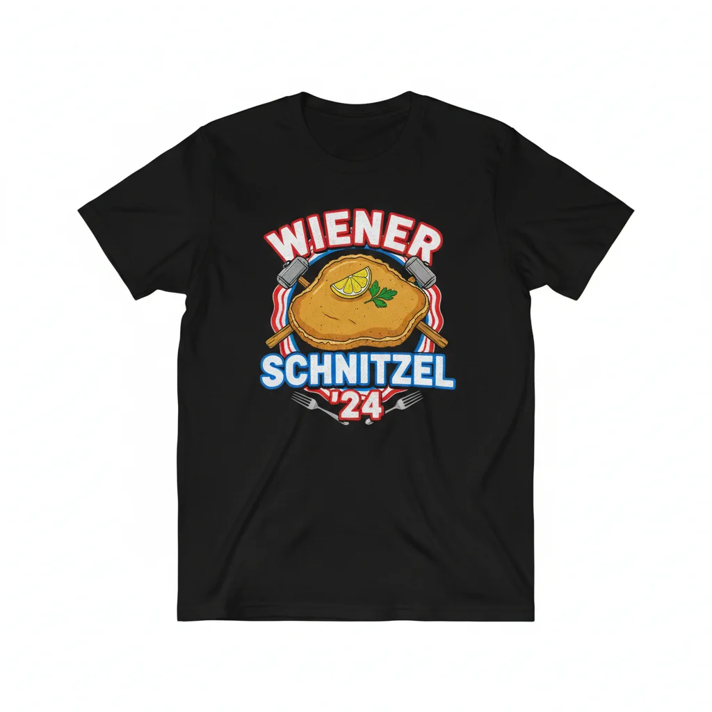 Wiener Schnitzel '24 T-Shirt | Funny Food Campaign Parody Tee